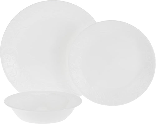 18 Piece White Dinnerware Set O1530