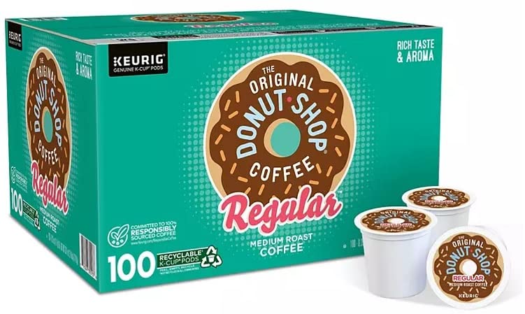 Single-Serve Medium Roast Coffee Pods, 100 Count X1544