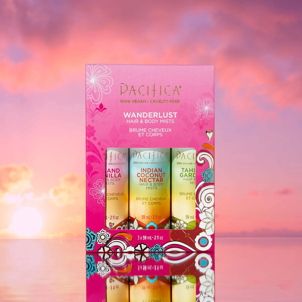 Hair Perfume & Body Spray Trial Set, 3 Scents, Mini Bottles W867684