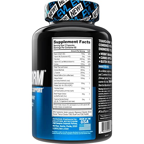 Thermogenic Fat Burner Supplement 60 Servings T2795