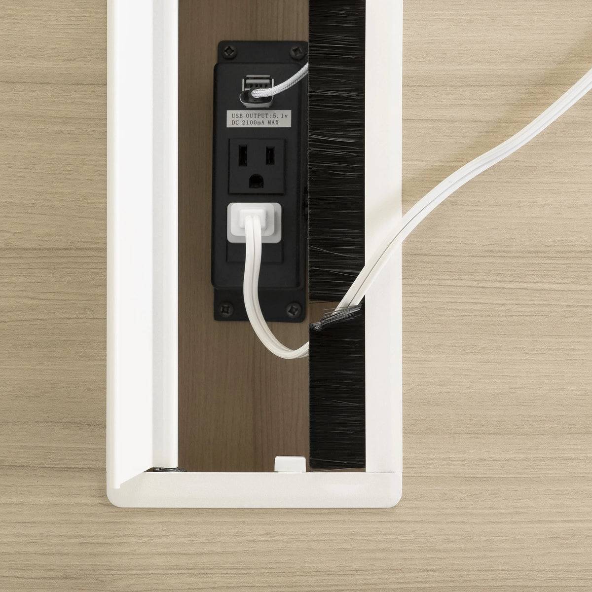 L-Shaped Desk with Power Bar L7732