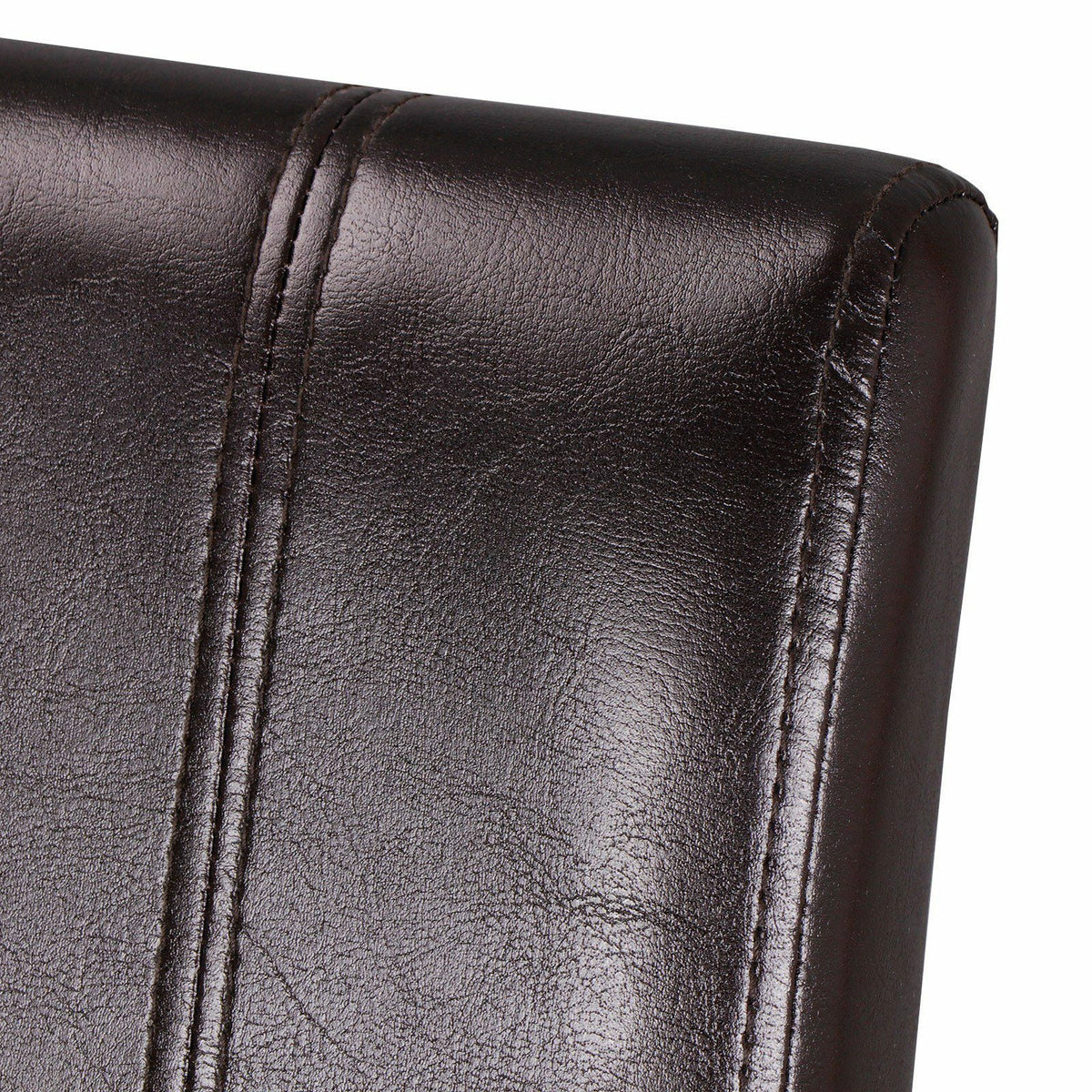 6 Pcs Brown Leather Dining Chair X654760