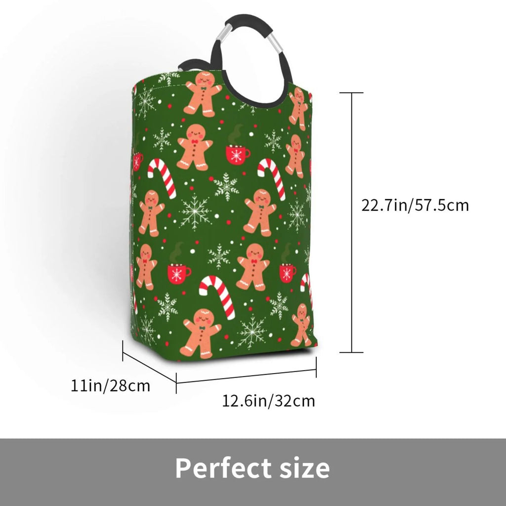 Collapsible Laundry Basket Hamper with Aluminum Handle, 50L V21322