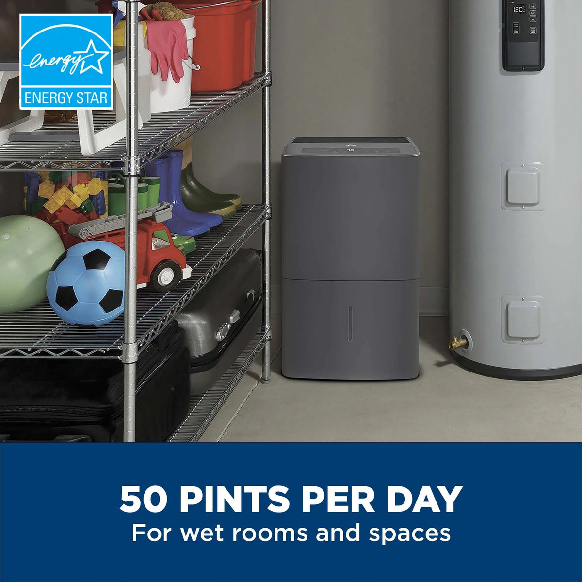 Energy Star Dehumidifier with Built-in Pump 50 Pint Z5447