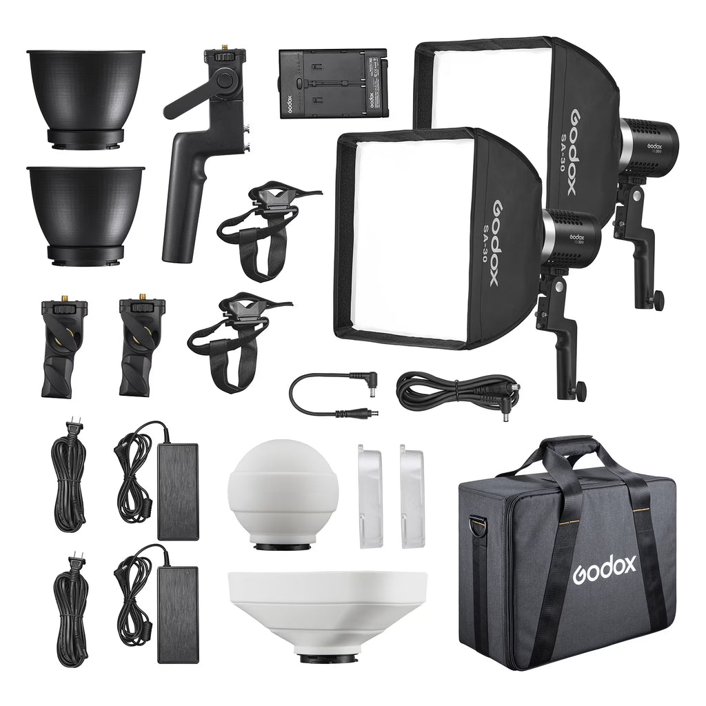 Portable Studio LED Video Light Kit Y64124
