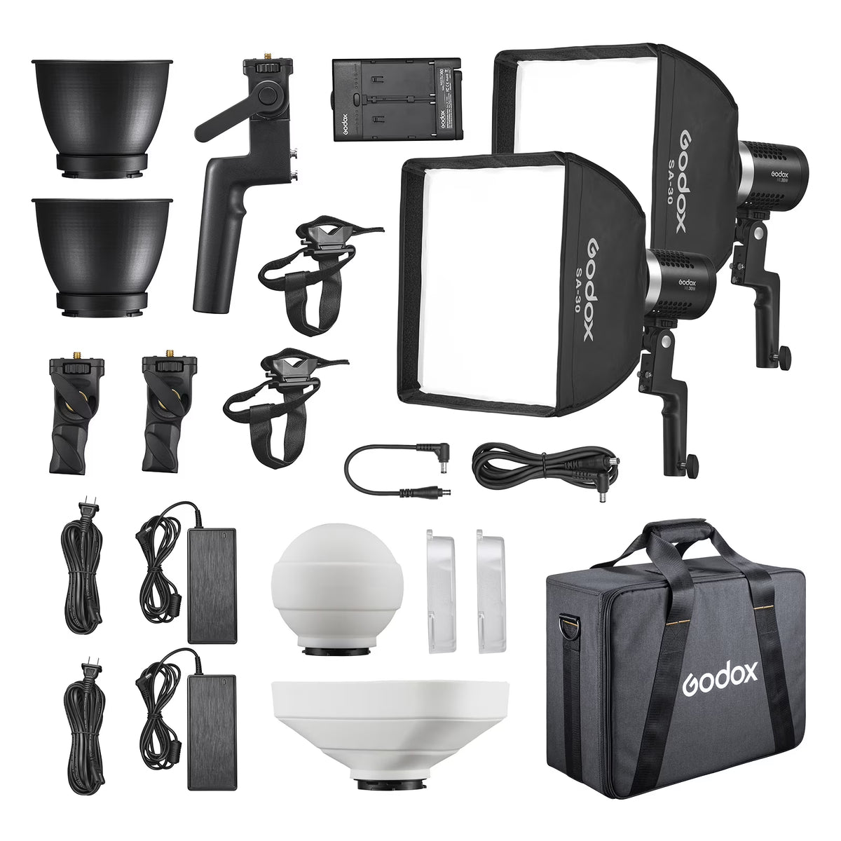 Portable Studio LED Video Light Kit Y64124