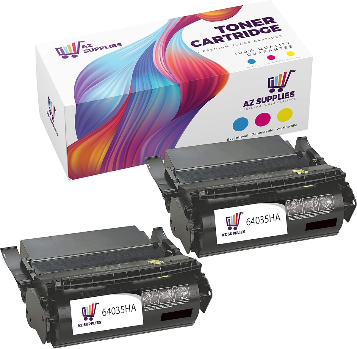 Black Toner Cartridge 2 Packs M947