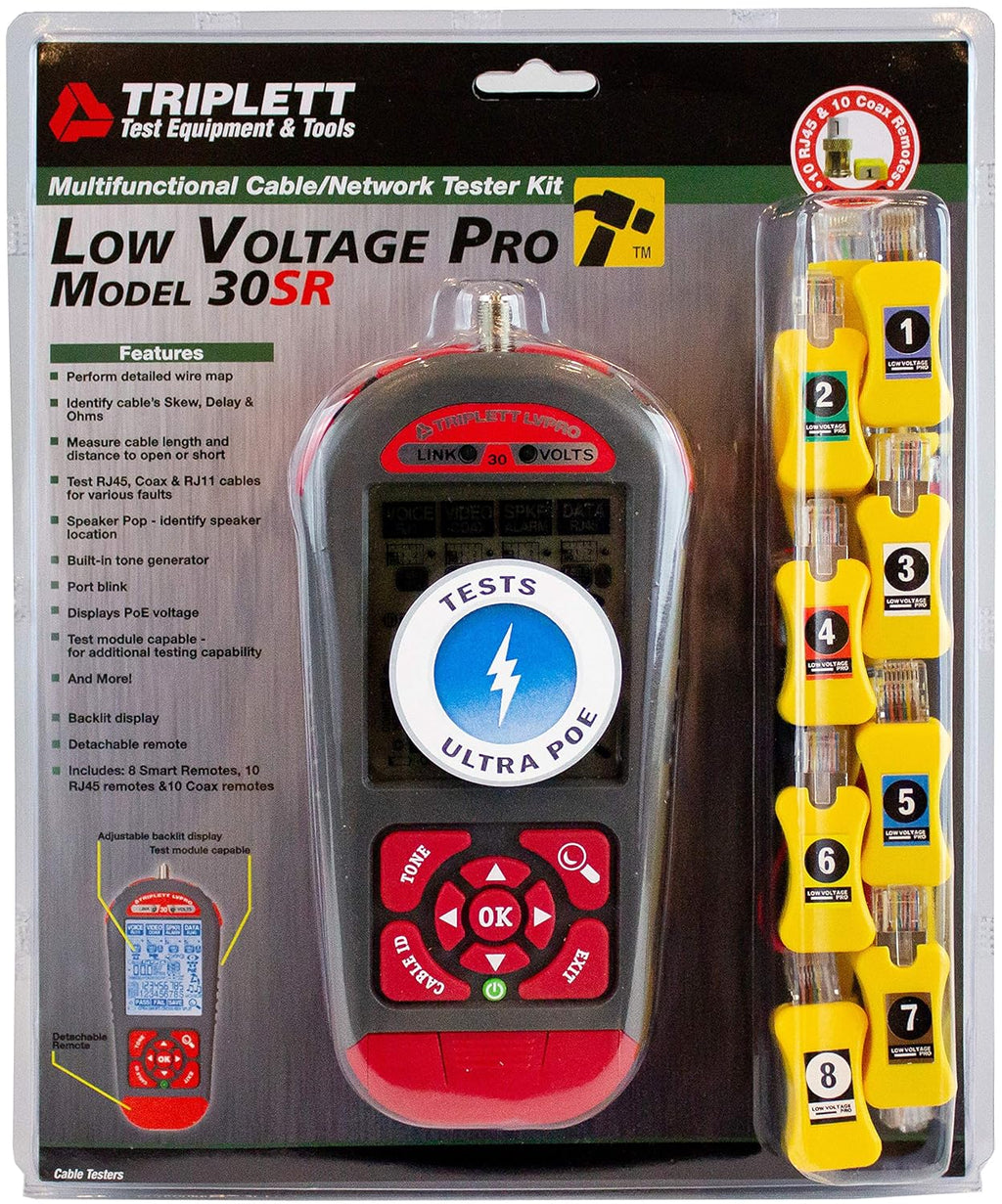 Network Cable Tester with 8 RJ45 Smart Remotes P5942