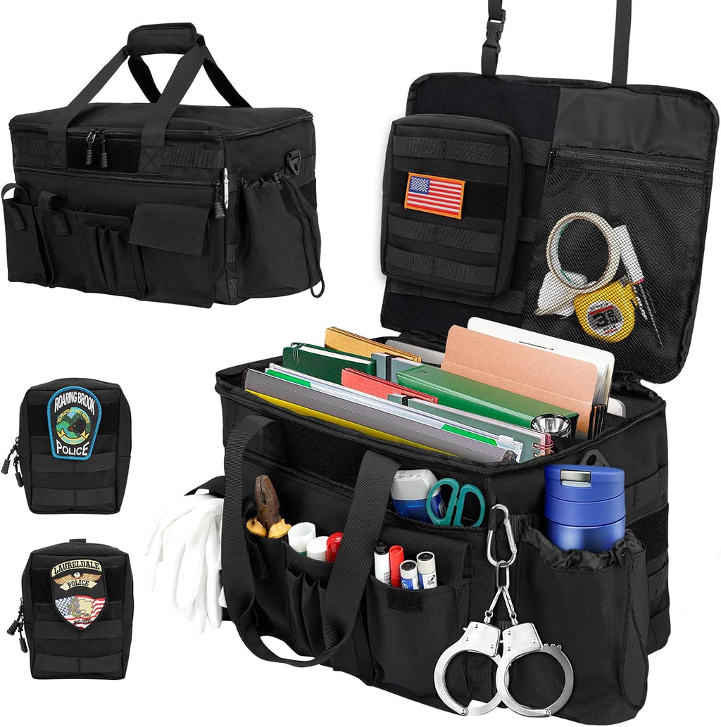 Police Tactical Bag Front Seat Patrol Organizer K511