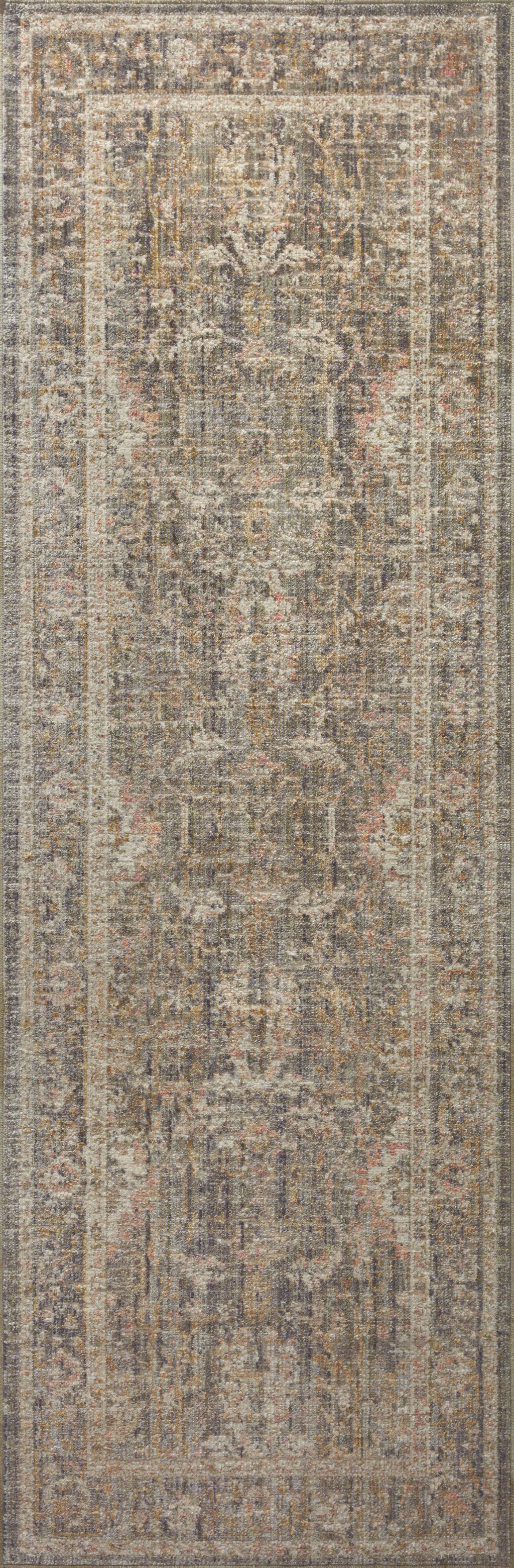 Sage/Blush 2'-7" x 8'-0" Area Rug S4423