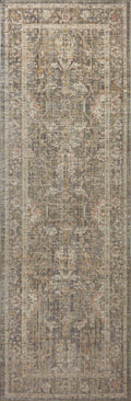 Sage/Blush 2'-7" x 8'-0" Area Rug S4423