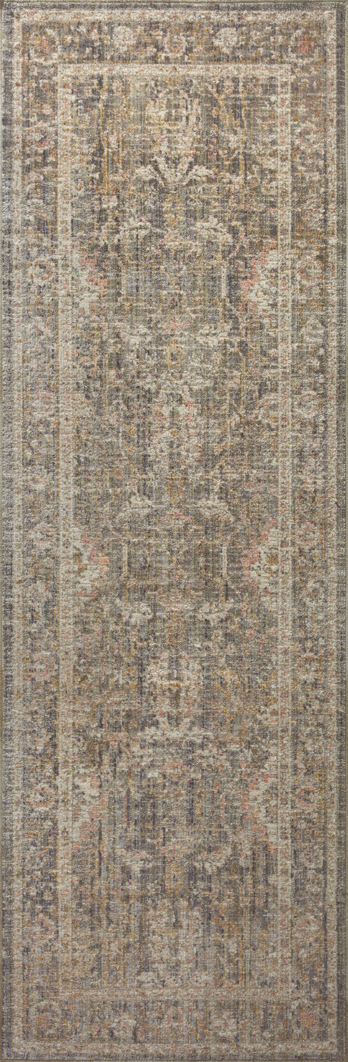 Sage/Blush 2'-7" x 8'-0" Area Rug S4423