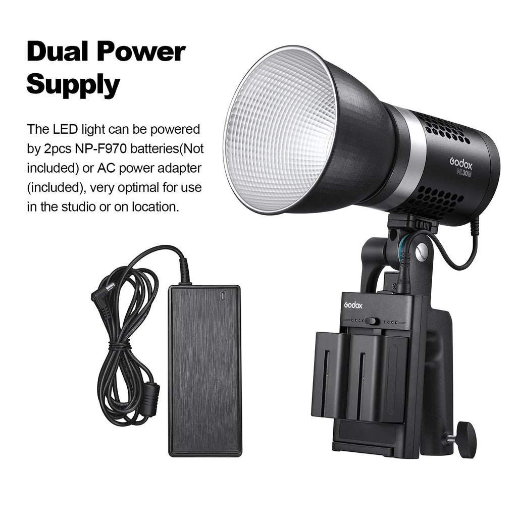 Portable Studio LED Video Light Kit Y64124