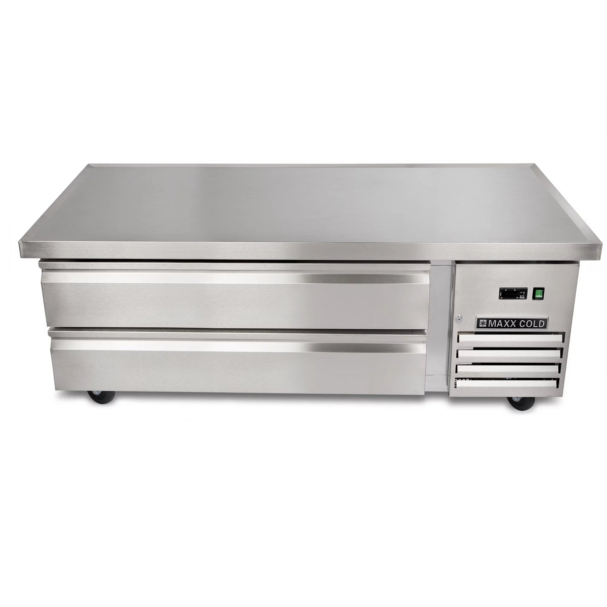 Two-Drawer Refrigerated Chef Base, 62"W, 8.8 cu. ft., Stainless Steel N60911