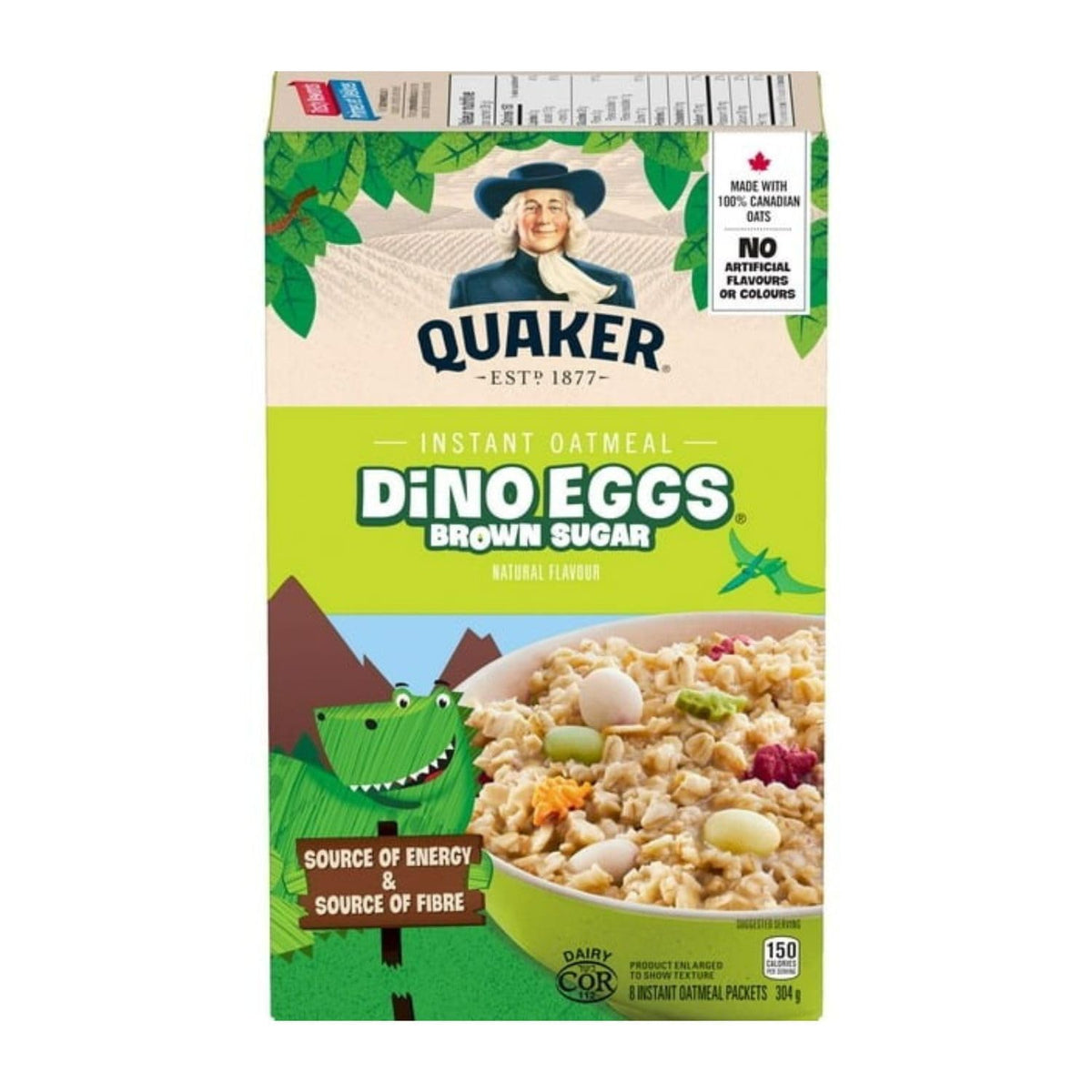 Dino Eggs Brown Sugar Instant Oatmeal, 10.7 oz (Pack of 2) C234019