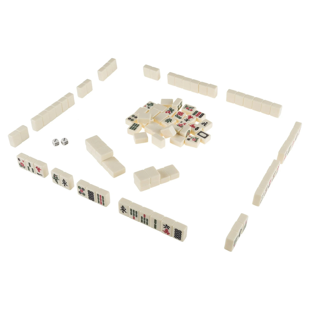 146 Tile Mahjong Set with Dice and Storage Case F4547