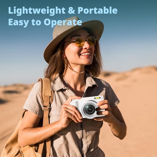 48MP 4K Digital Camera with 16X Zoom and Flip Screen Q1443