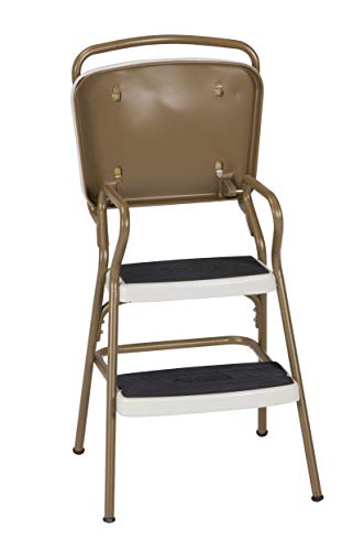 Black Chair and Step Stool N3489