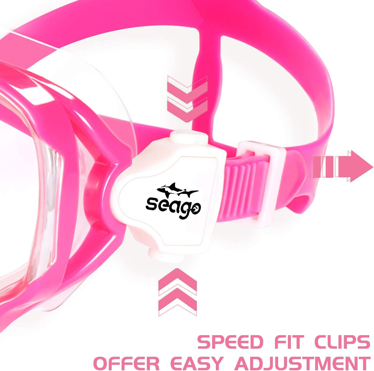 Kids Swim Goggles Snorkel Diving Mask V43922