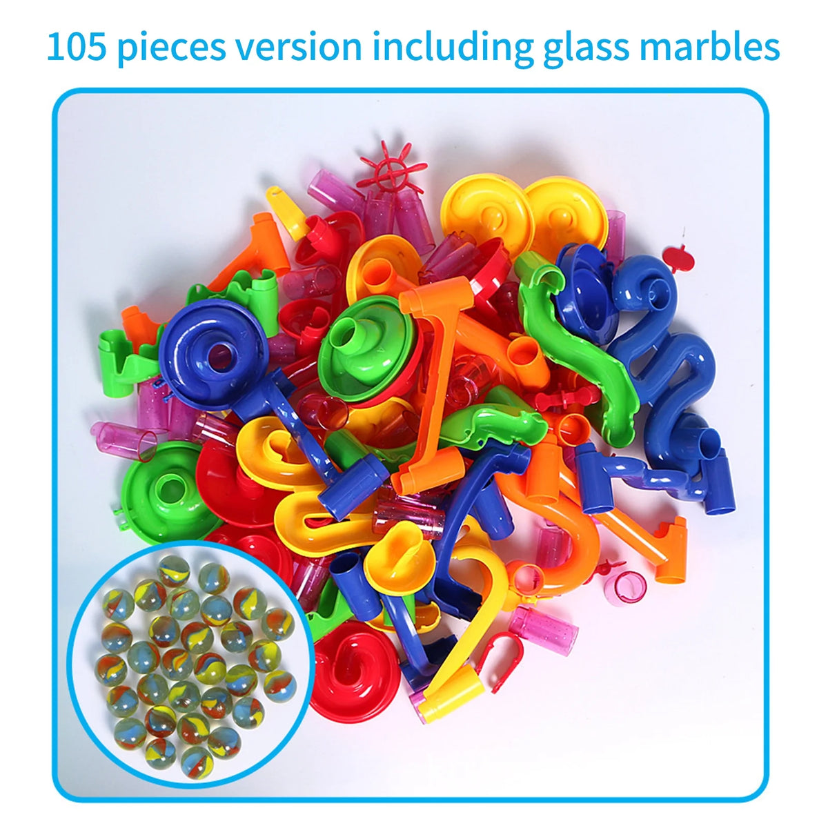 105 Piece Marble Run Track Building Set M926147