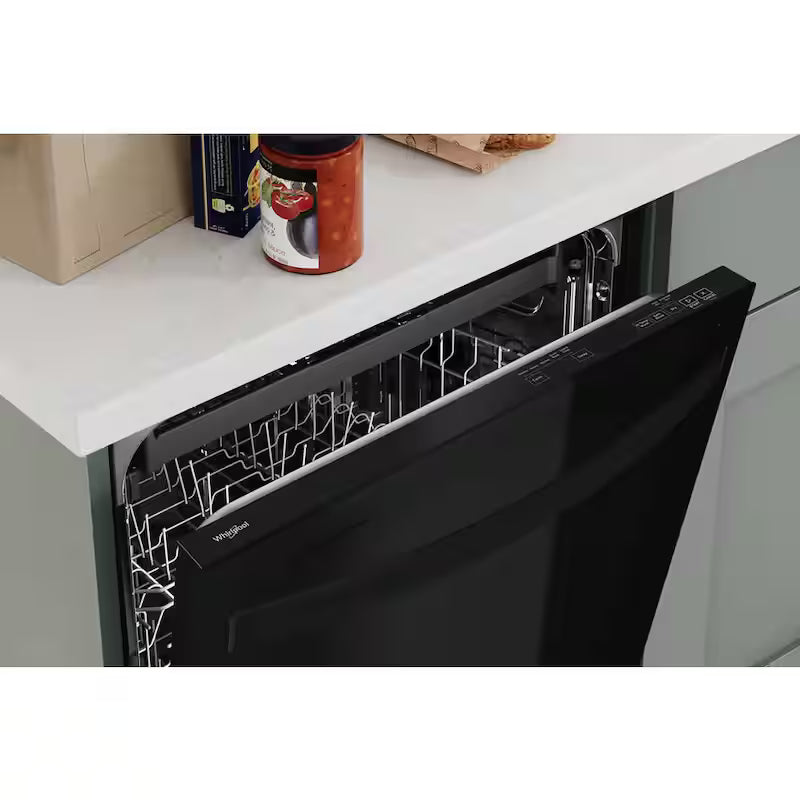 Black Built-In Dishwasher with Third Level Rack E504962