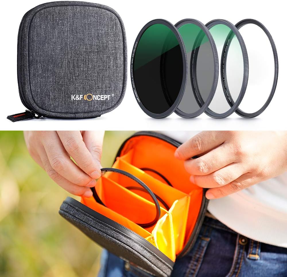 82mm Magnetic Lens Filter Kit MCUV CPL Neutral Density ND1000 Multi-Coated Optical Glass A9109