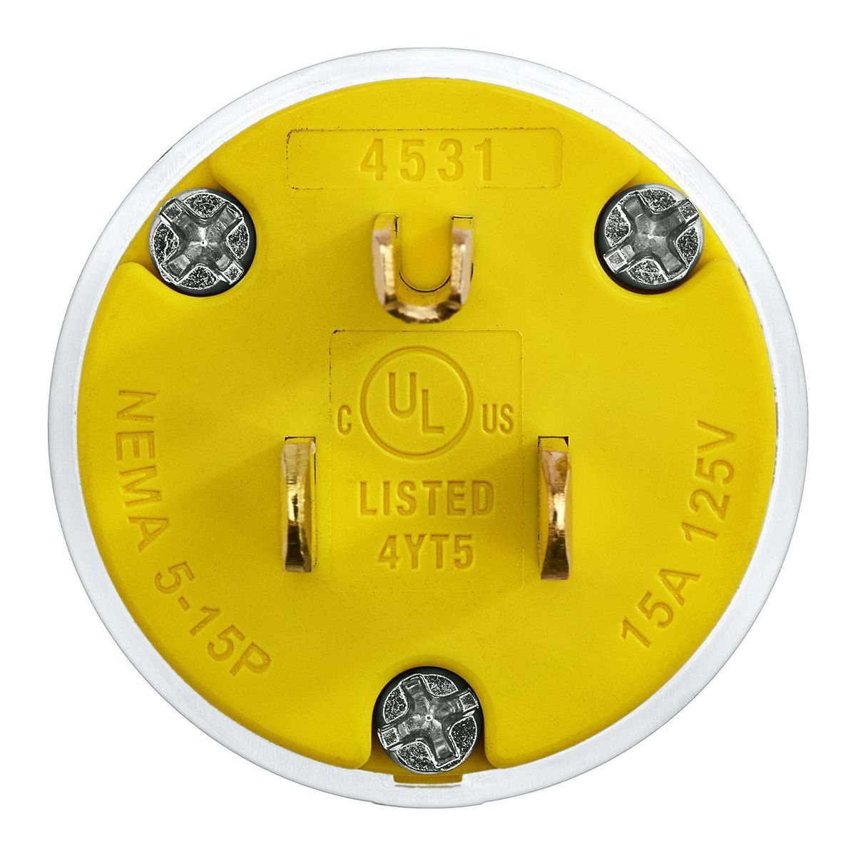 15 Amp Light Up Male Plug I1745
