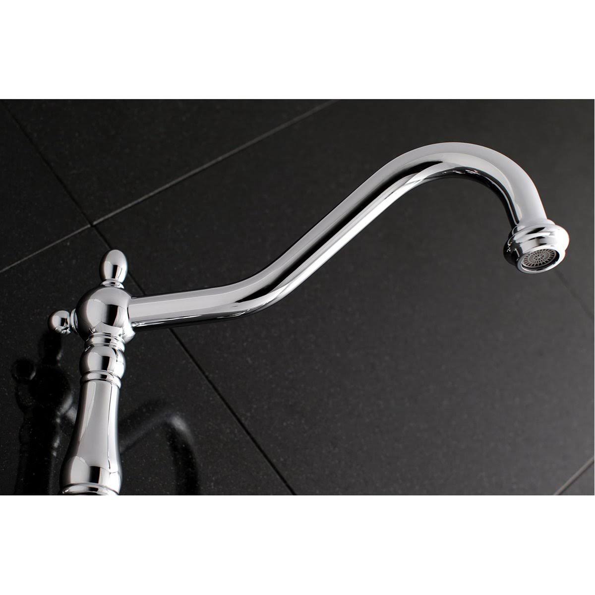 Polished Nickel Wall Mount Tub Filler W424