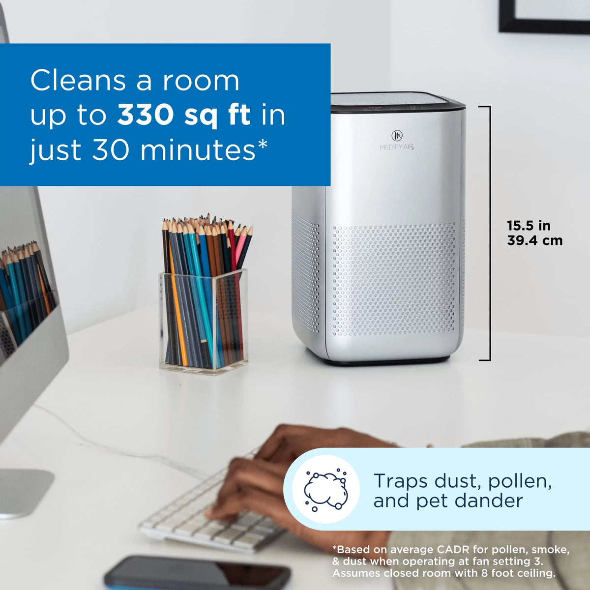 White H13 True HEPA Air Purifier, 2-Pack M74277