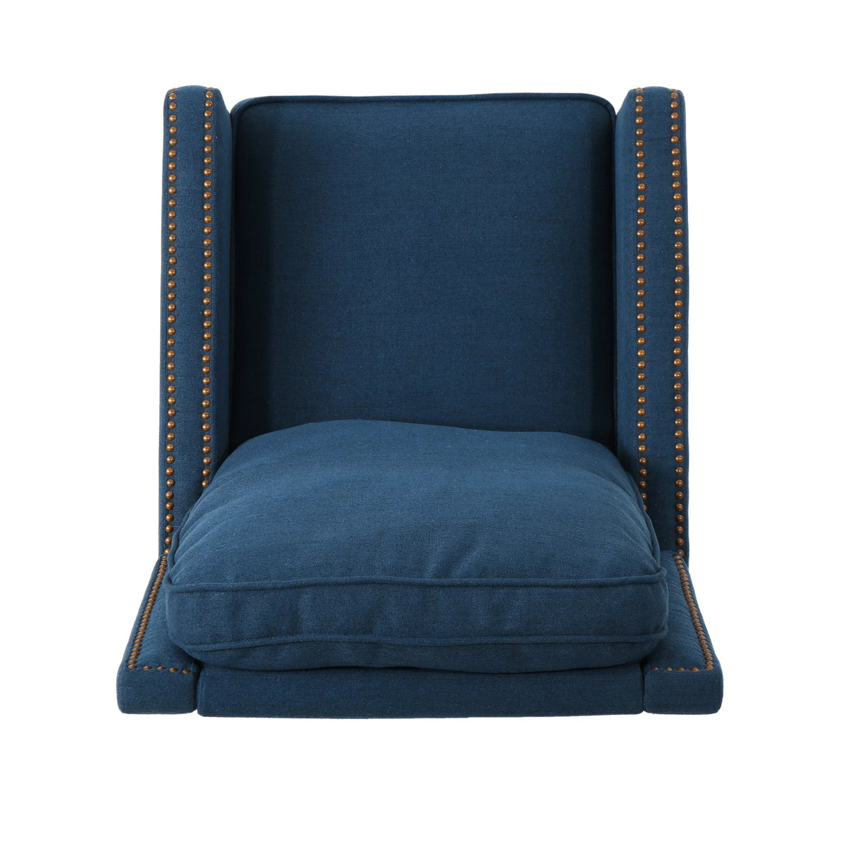 Navy Blue Fabric Recliner I889