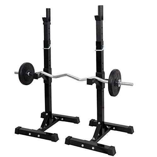 Adjustable 40inch-66inch Solid Steel Squat Rack D48359