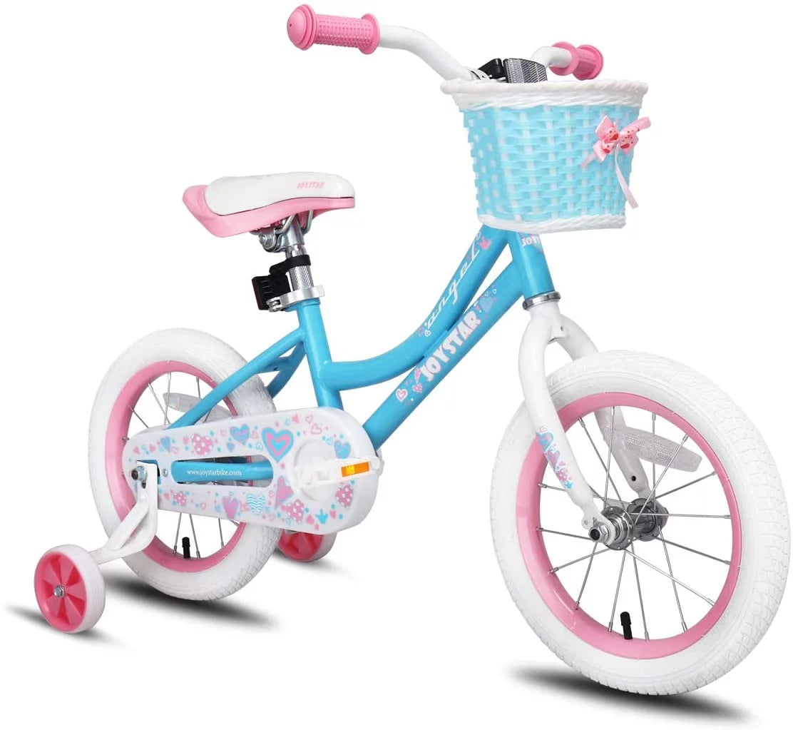 12 14 16 18 Inch Kids Bike with Training Wheels & Basket R826