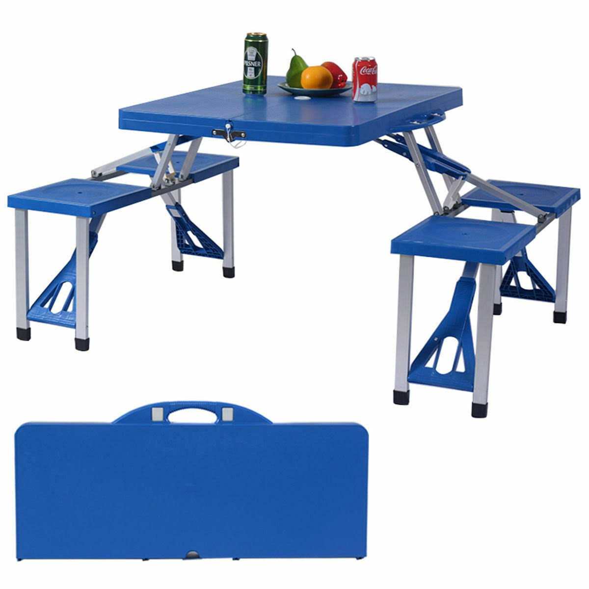 Folding Camping Table and Bench Set I1537