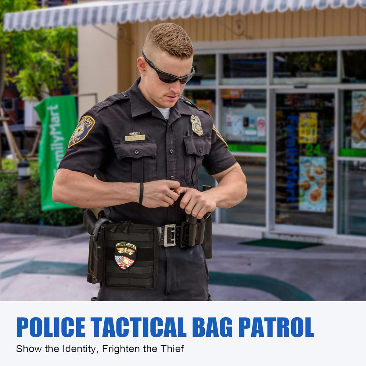 Police Tactical Bag Front Seat Patrol Organizer K511