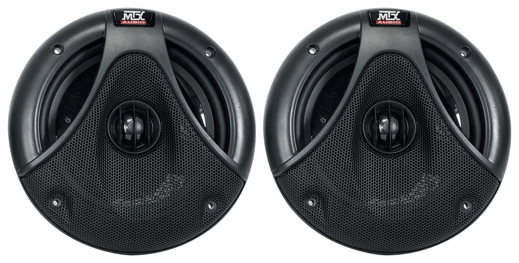 6.5" 150 Watt Black Marine Boat Wakeboard Tower Speakers U1780