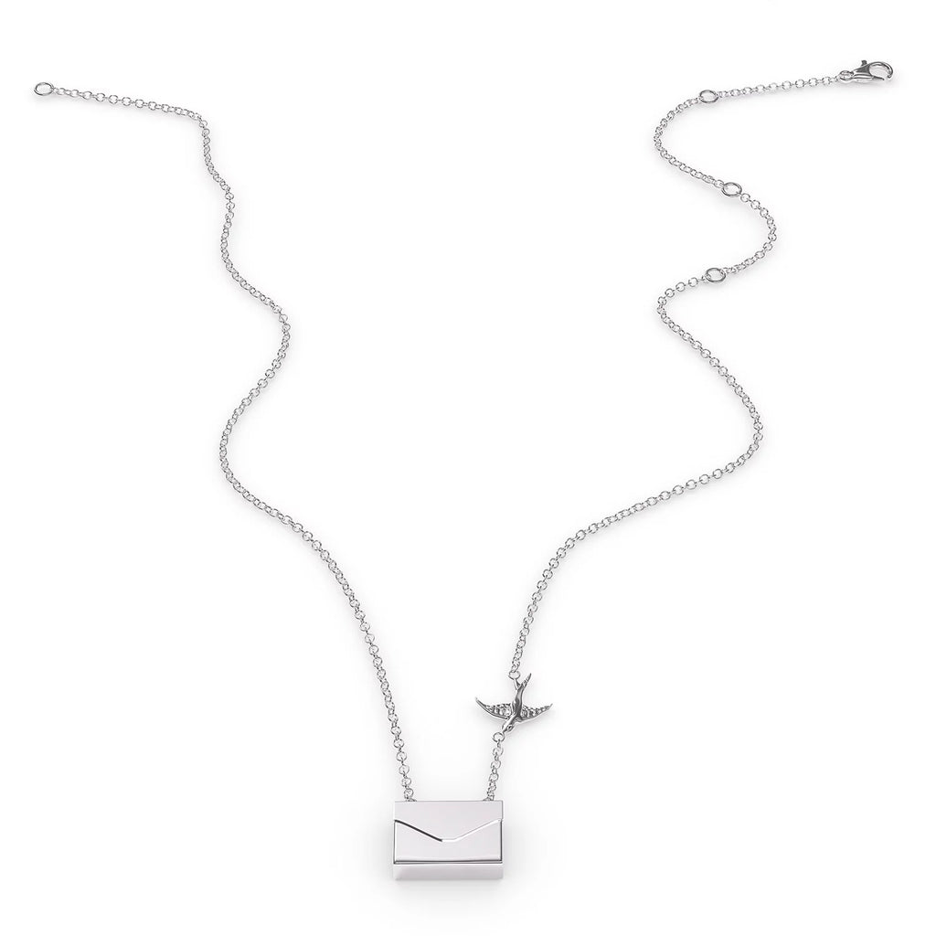 Silver Locket Necklace O93203