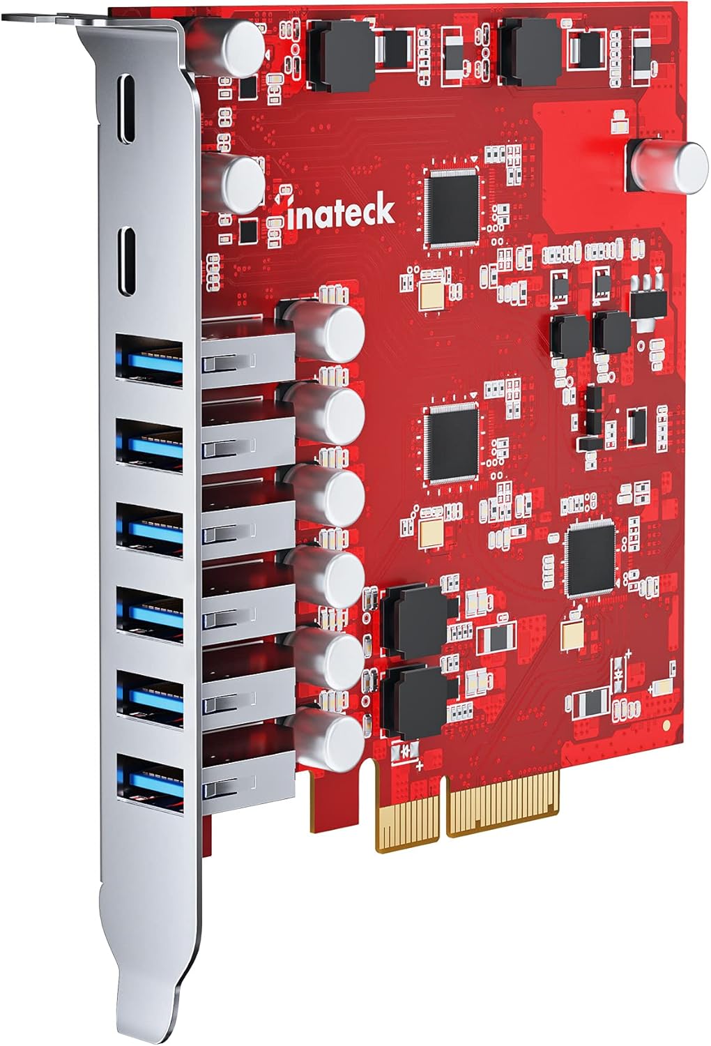 PCIe to USB 3.2 Gen 2 Extension Card, 6 USB Type-A and 2 USB Type-C Ports, Pack of 2 W9953