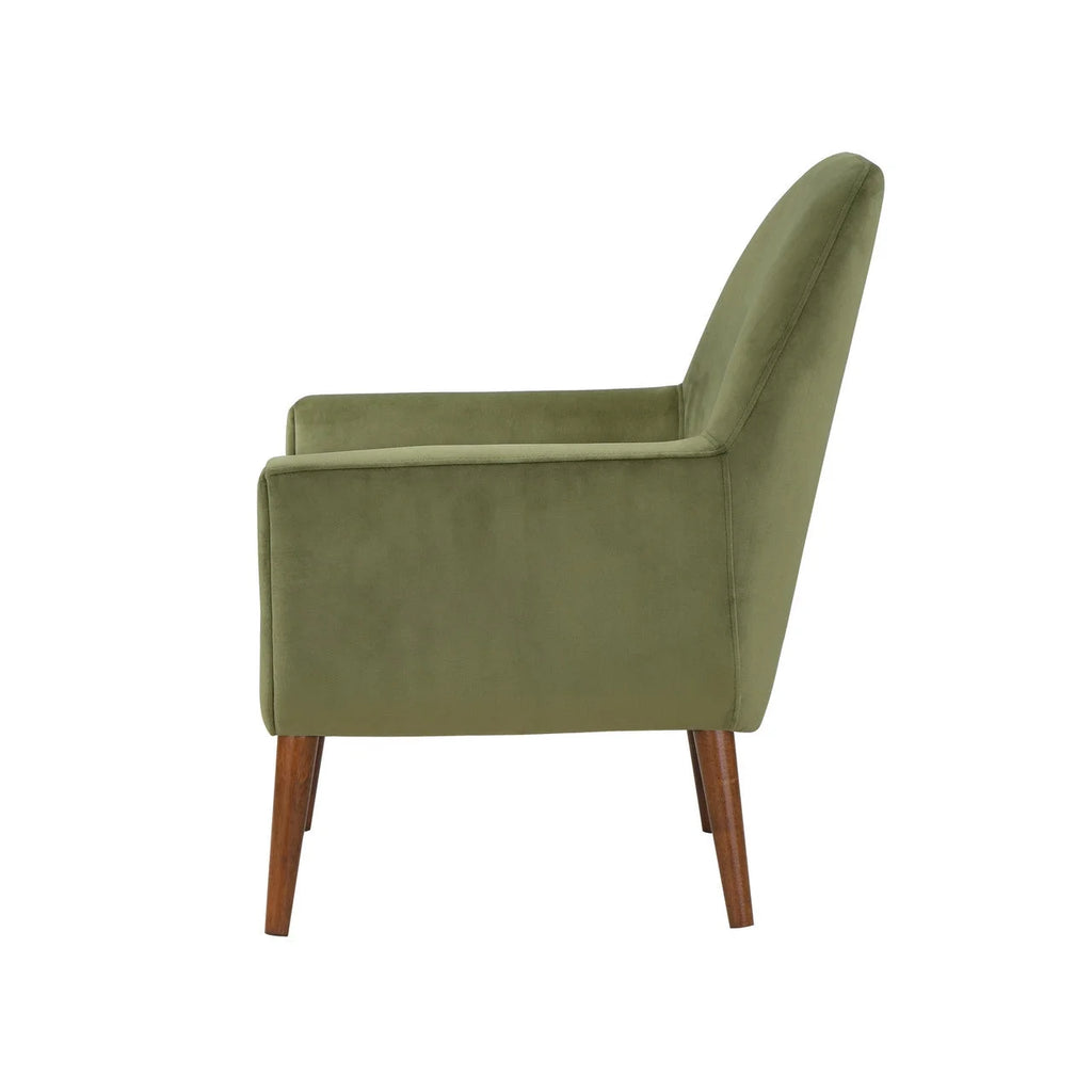Green Velvet Arm Chair N306