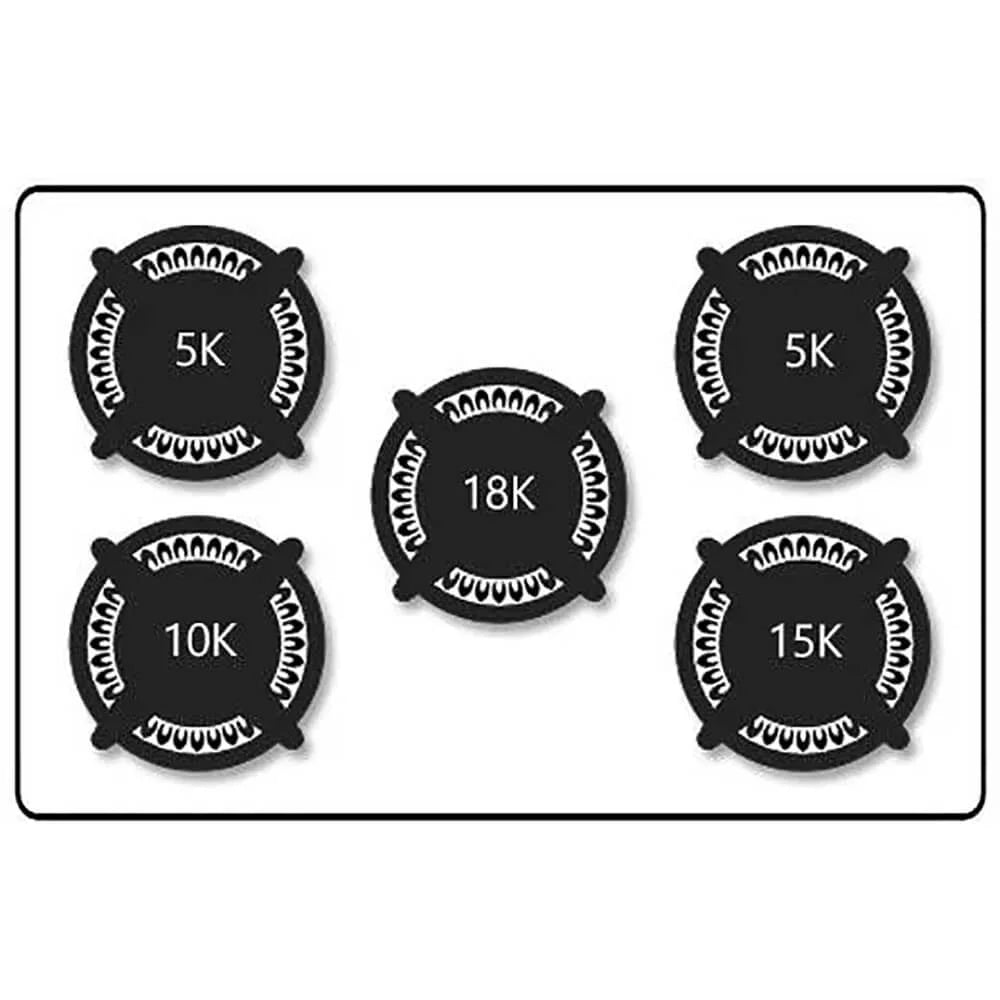 Stainless Dual Fuel Slide-in Range Z959809