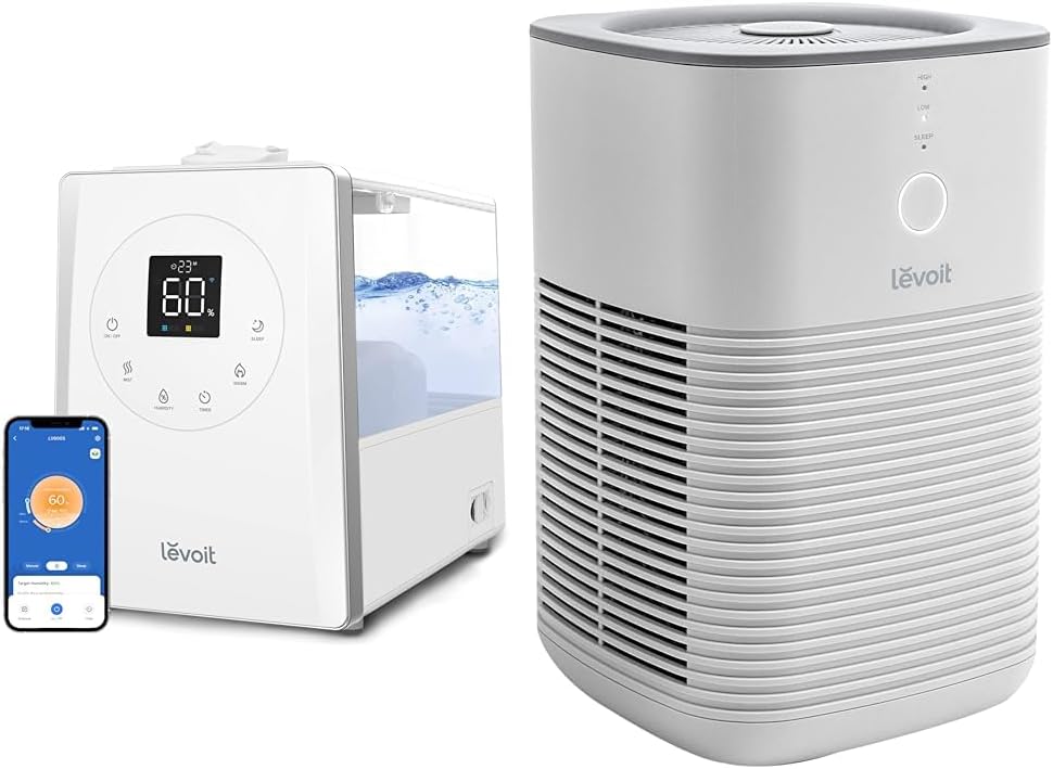 Smart Warm and Cool Mist Humidifier with HEPA Filter D4560