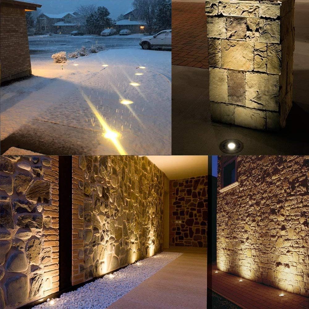 Warm White 6 Pack 3W LED Landscape Well Lights S6564