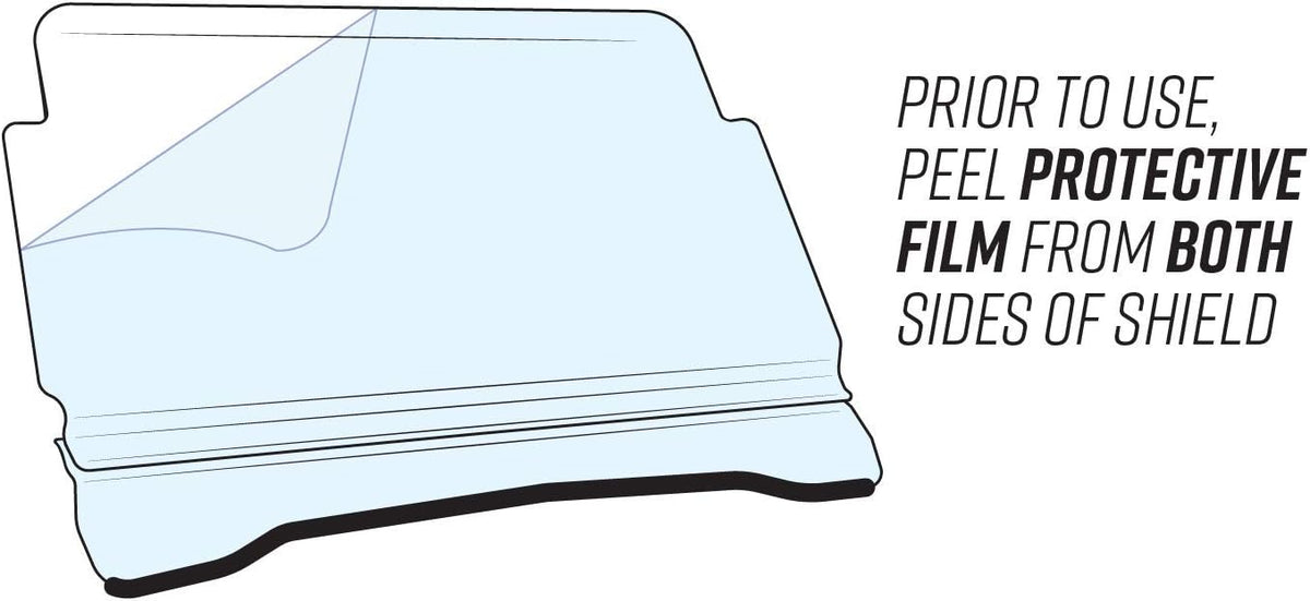 Clear Flip Windshield for Honda Pioneer 1000/1000-5 I7374