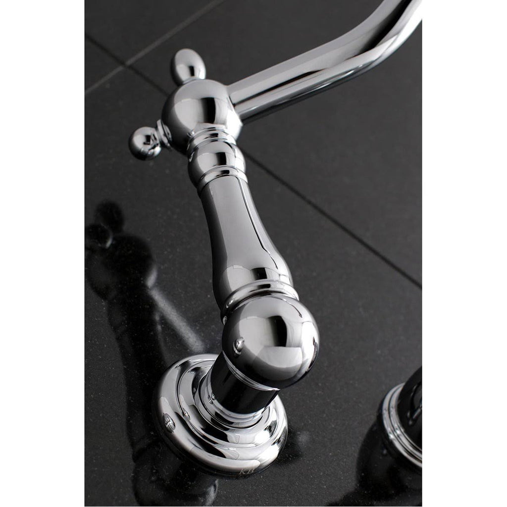 Polished Nickel Wall Mount Tub Filler W424