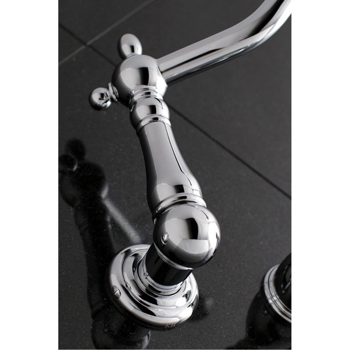Polished Nickel Wall Mount Tub Filler W424
