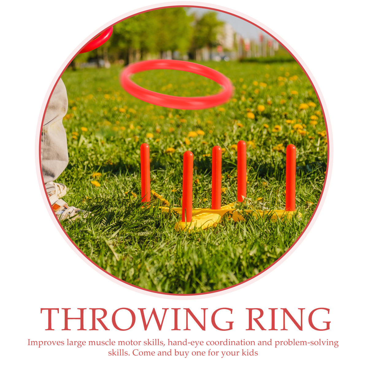 24Pcs Toss Rings Toss Game for Kids Party Favor Games T870