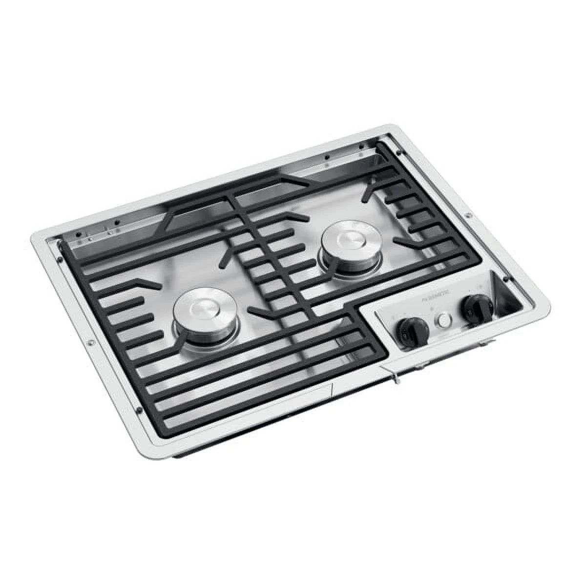 Two Burner Cooktop Cast Iron Flat Wire Grate 12V Stove D226