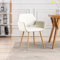 Modern Fabric Accent Chair with Metal Legs Y275423