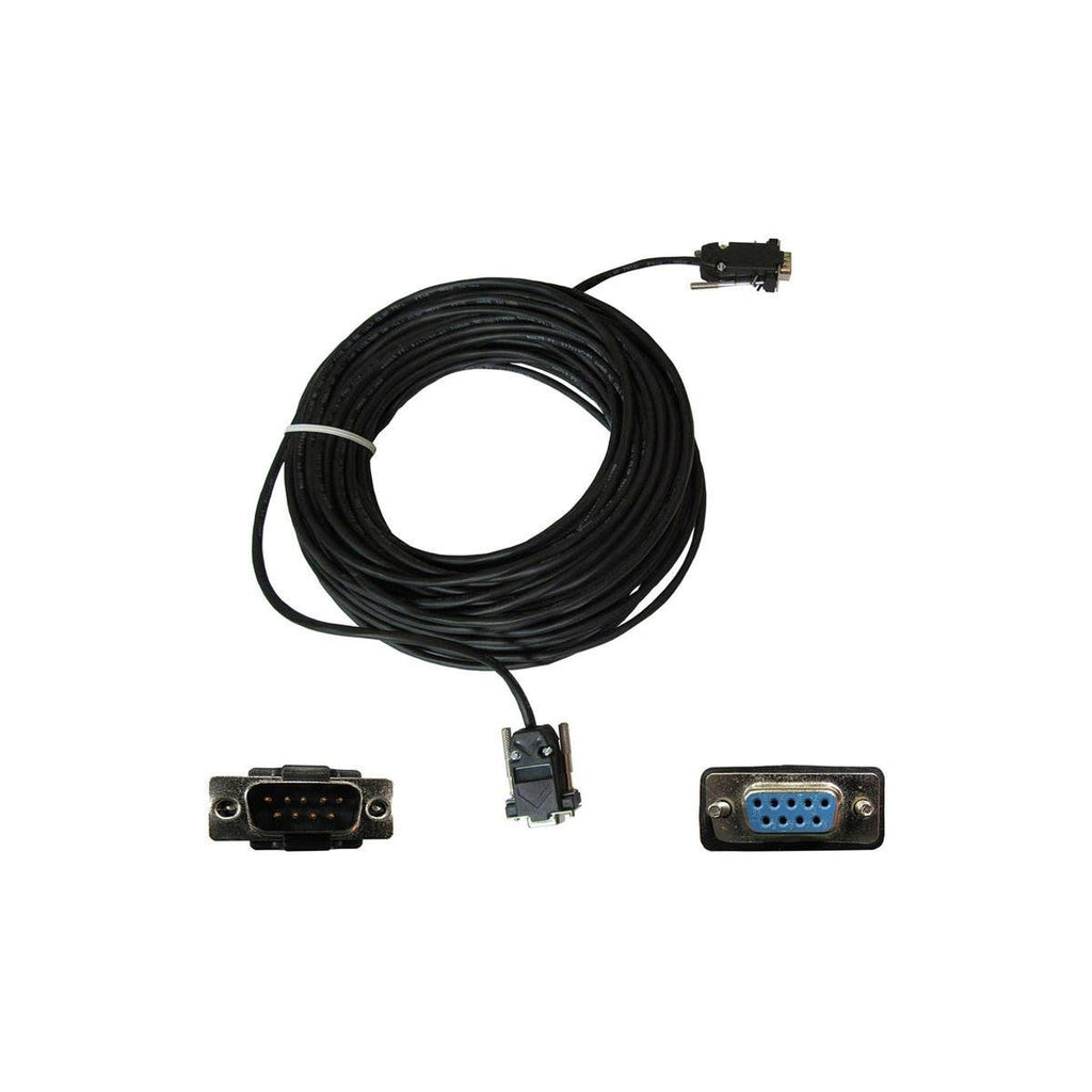 DB9 Male to Female Thru Plenum White Cable 75ft S9925