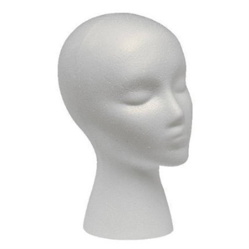 12 Pack Foam Mannequin Wig Head H75864