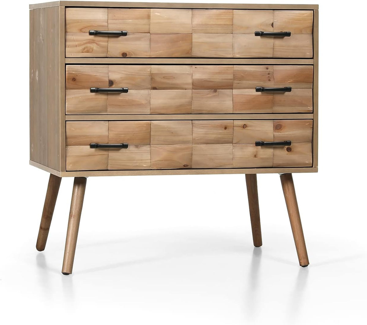 Mid Century Modern Nightstand with Drawers K9036
